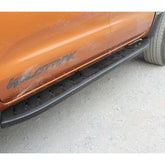 Ford Ranger T6 Double Cab Shark Side Steps In Black - Pair